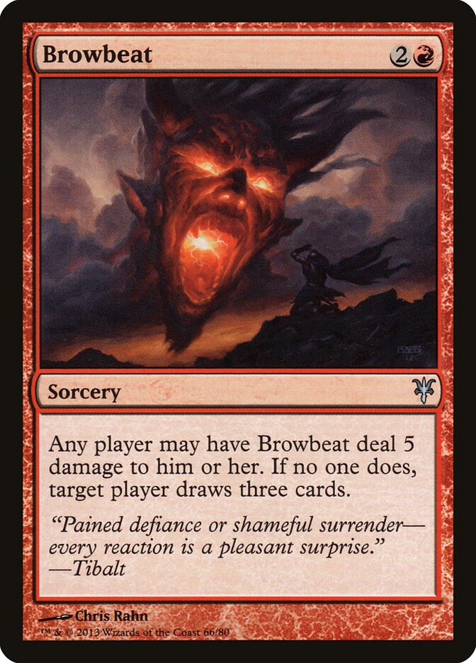 Browbeat card front
