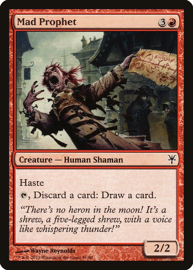 Mad Prophet card front