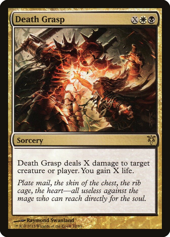 Death Grasp card front