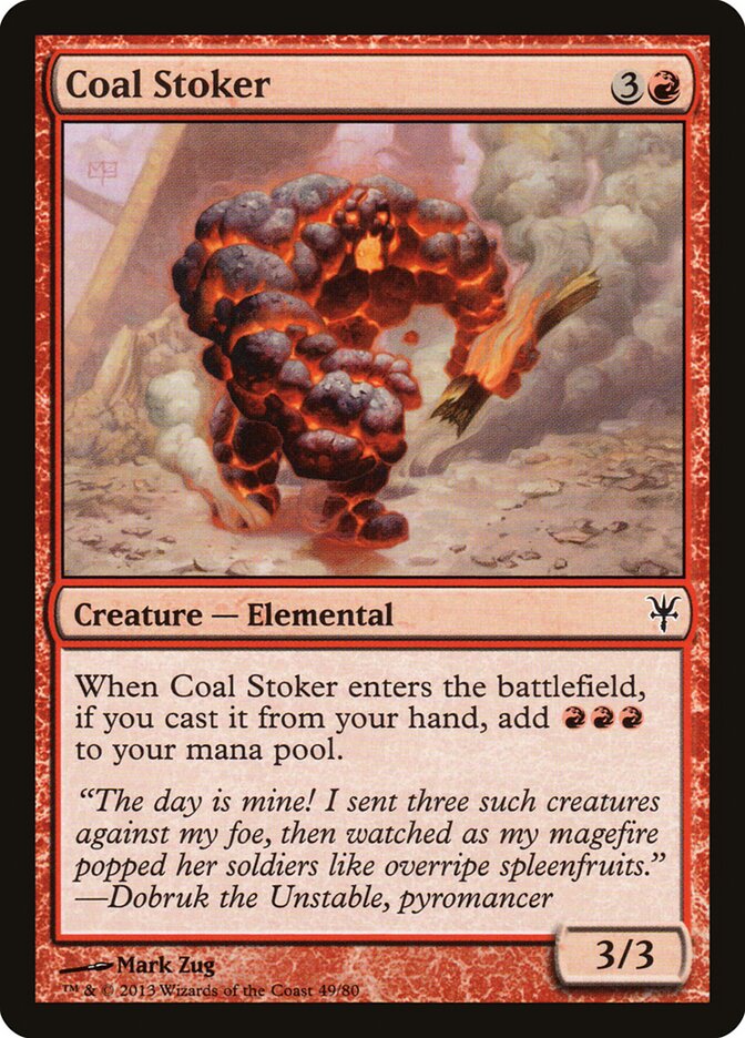 Coal Stoker card front