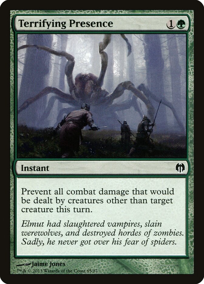 Terrifying Presence card front