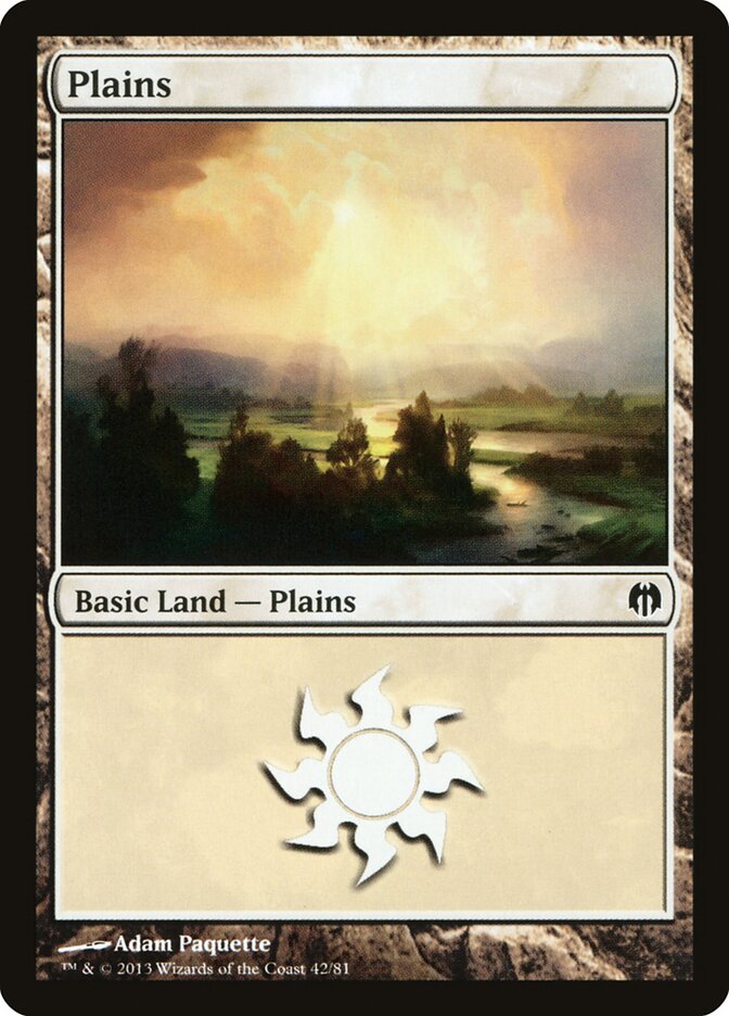 Plains card front