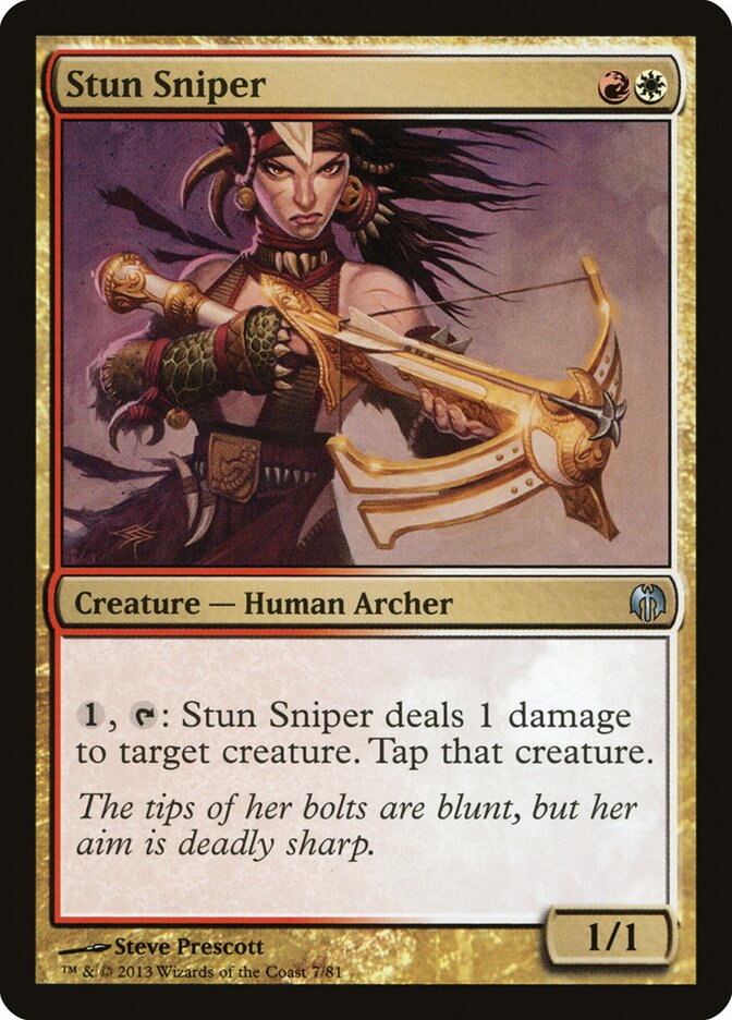 Stun Sniper card front