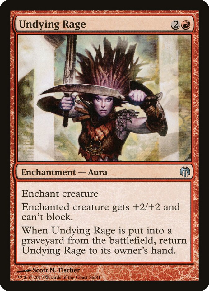Undying Rage card front