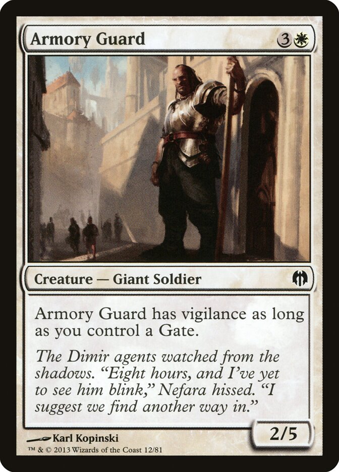 Armory Guard card front