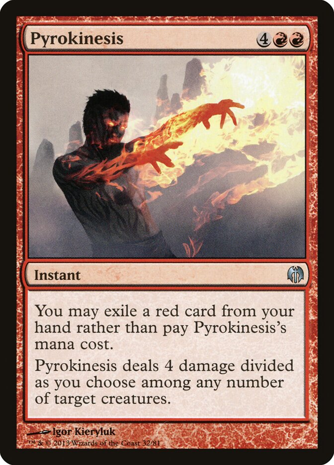 Pyrokinesis card front