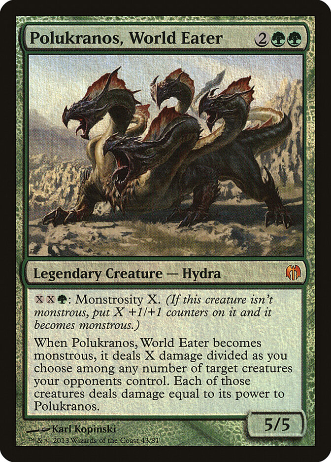 Polukranos, World Eater card front