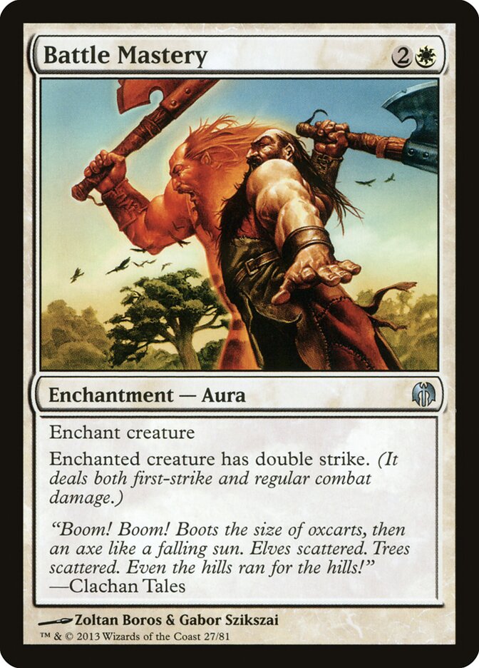 Battle Mastery card front