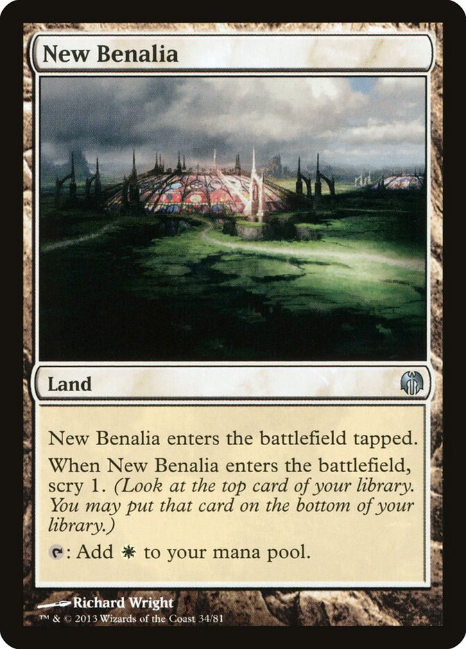 New Benalia card front