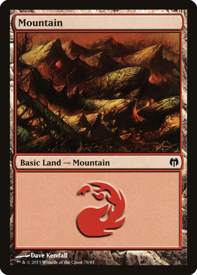 Mountain card front