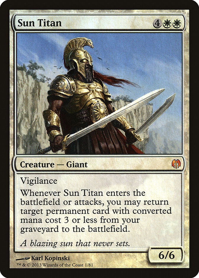 Sun Titan card front