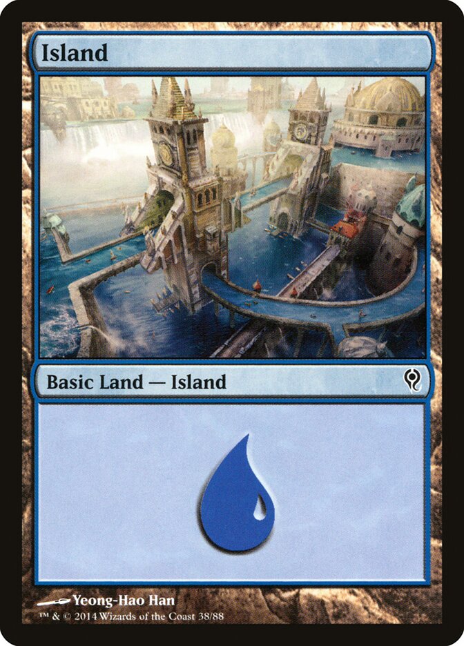 Island card front