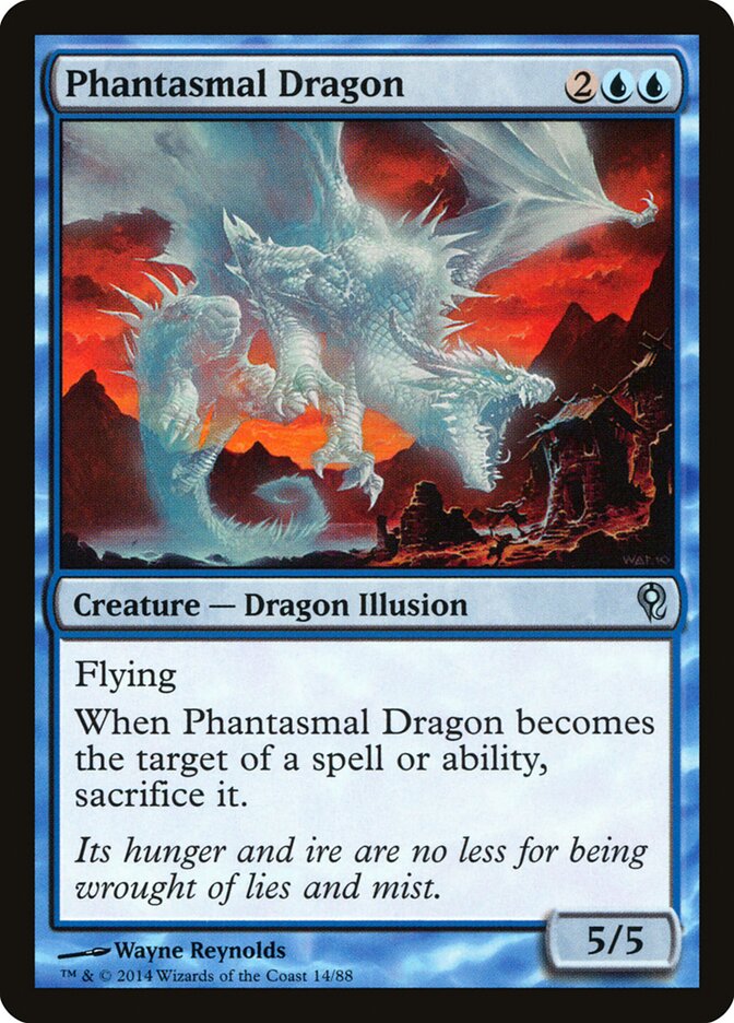 Phantasmal Dragon card front