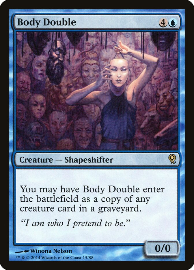 Body Double card front