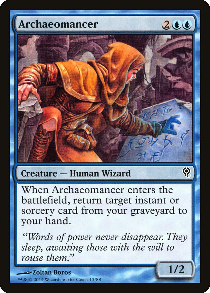 Archaeomancer card front