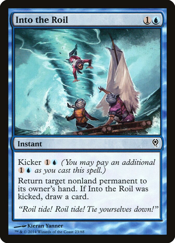 Into the Roil card front