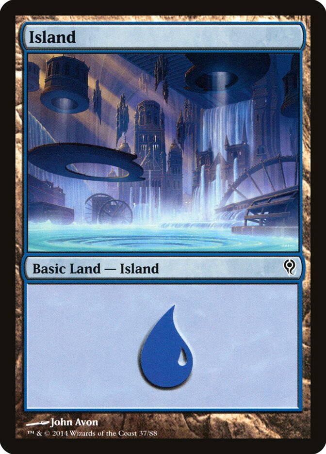 Island card front