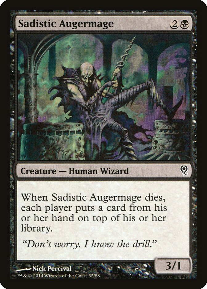 Sadistic Augermage card front