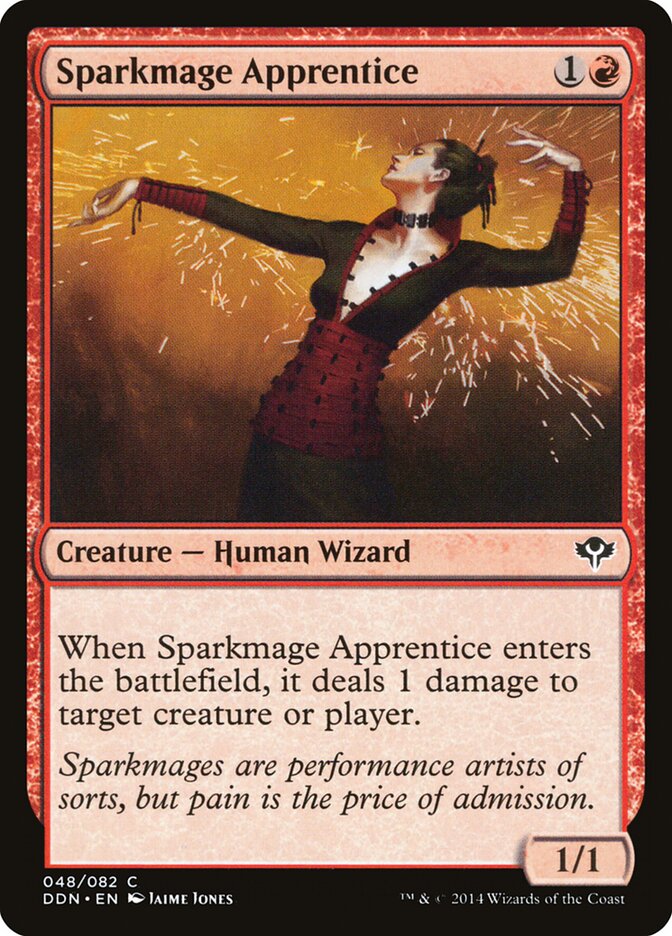Sparkmage Apprentice card front