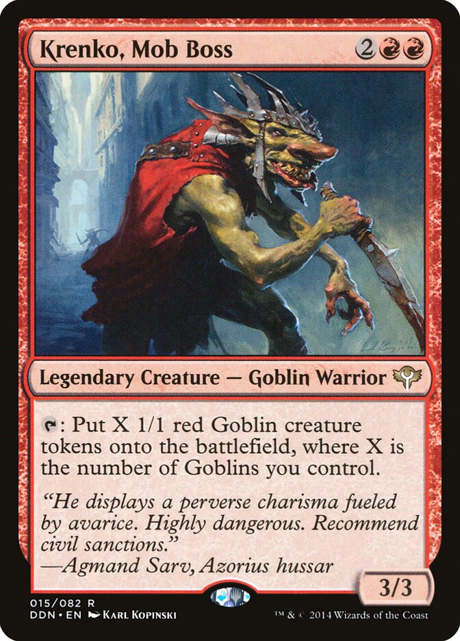 Krenko, Mob Boss card front