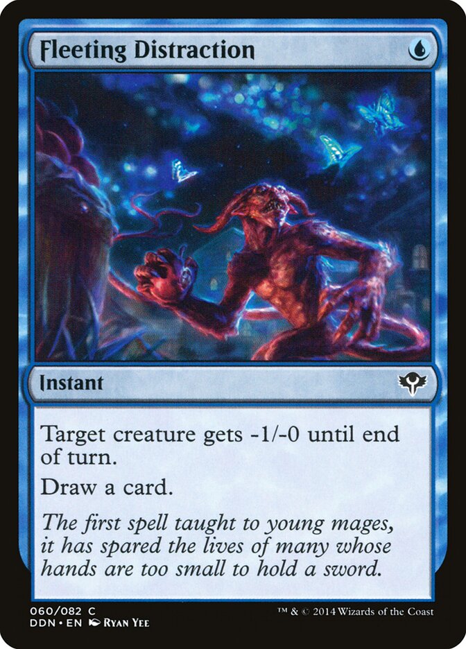 Fleeting Distraction card front