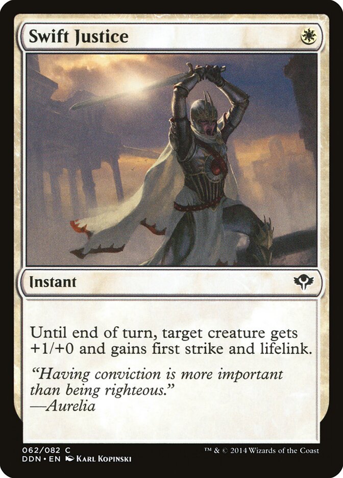 Swift Justice card front
