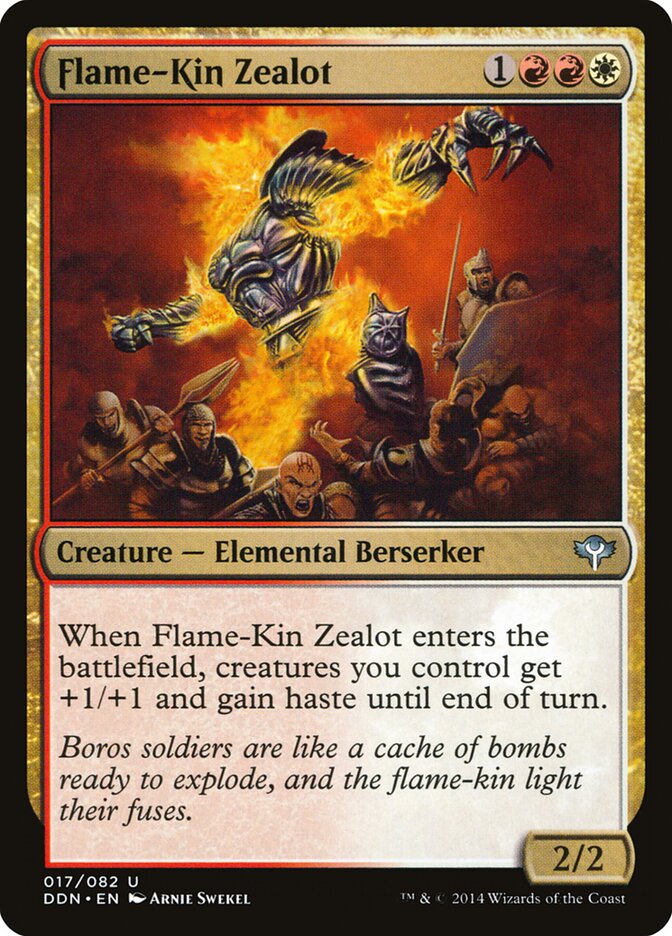 Flame-Kin Zealot card front