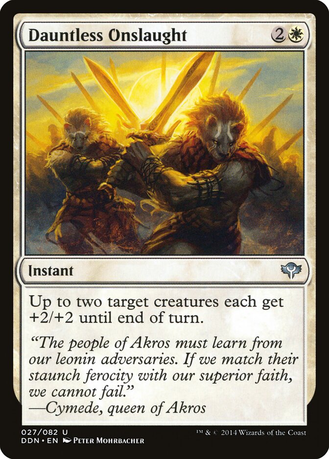 Dauntless Onslaught card front