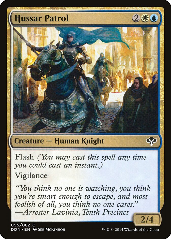 Hussar Patrol card front