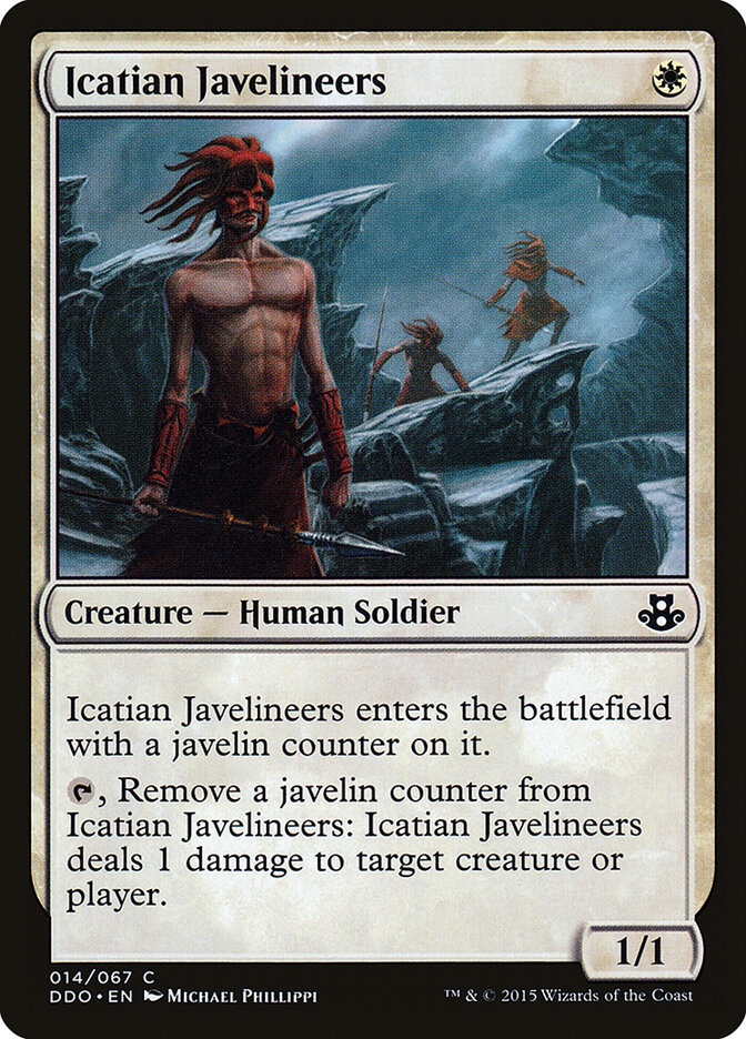 Icatian Javelineers card front