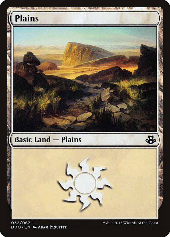 Plains card front