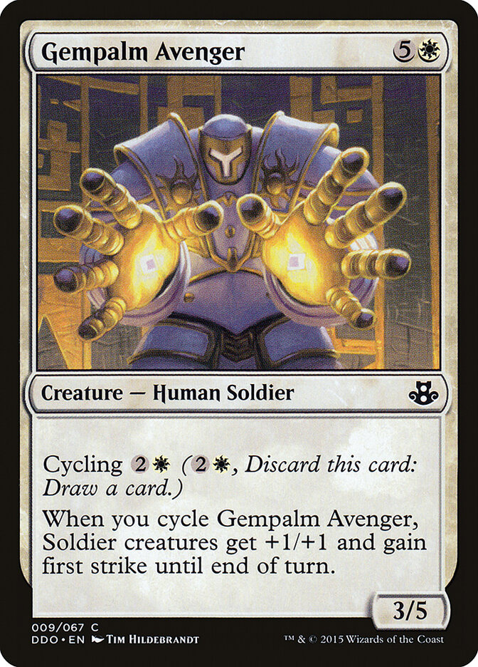 Gempalm Avenger card front