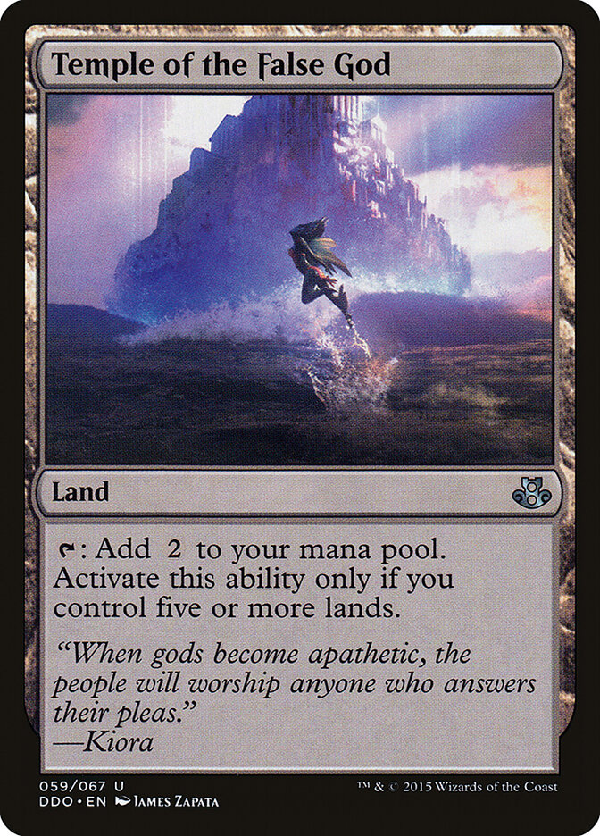 Temple of the False God card front