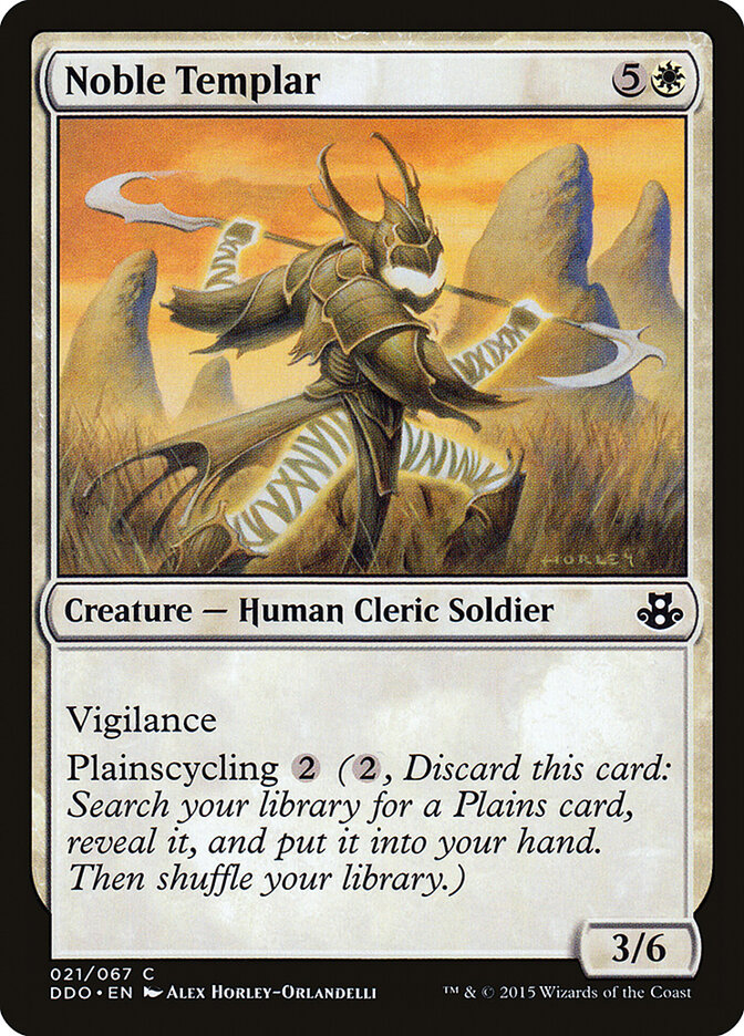 Noble Templar card front