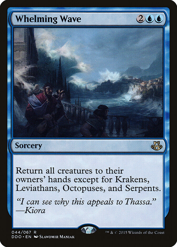 Whelming Wave card front