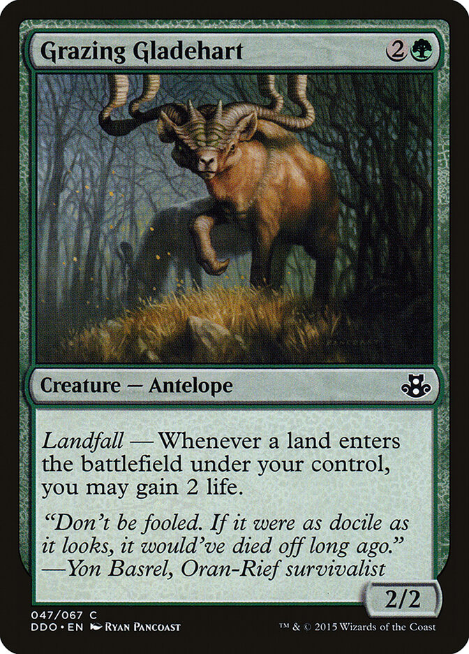Grazing Gladehart card front