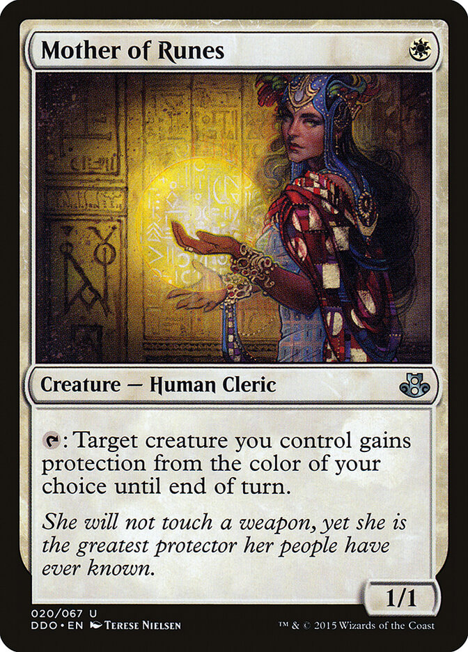 Mother of Runes card front