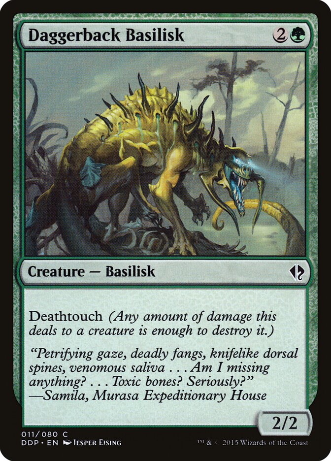 Daggerback Basilisk card front