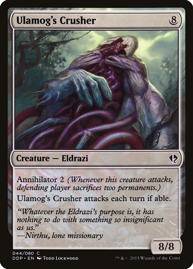 Ulamog's Crusher card front