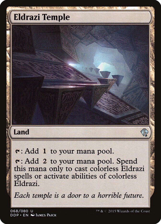 Eldrazi Temple card front