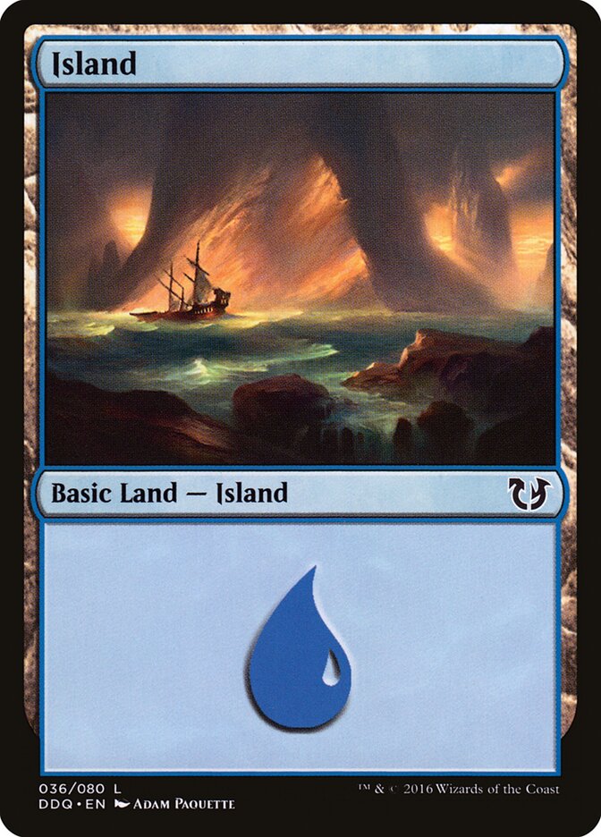 Island card front