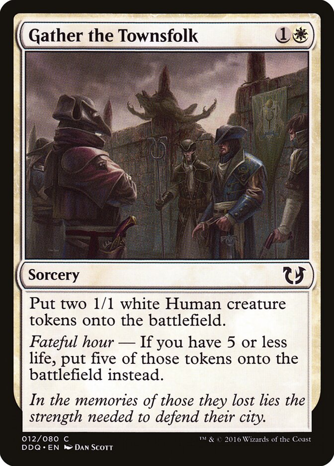 Gather the Townsfolk card front