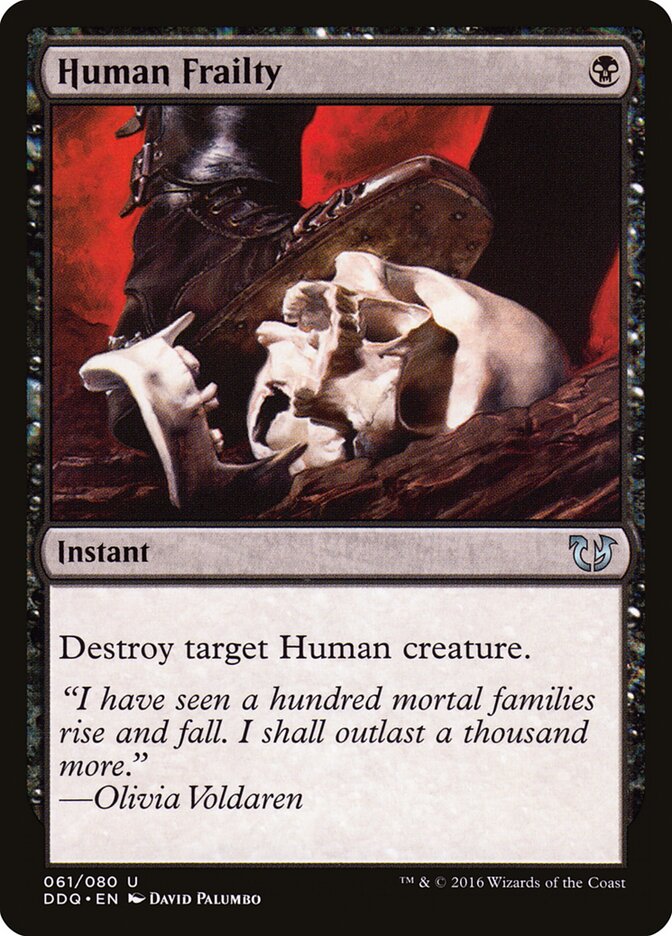 Human Frailty card front