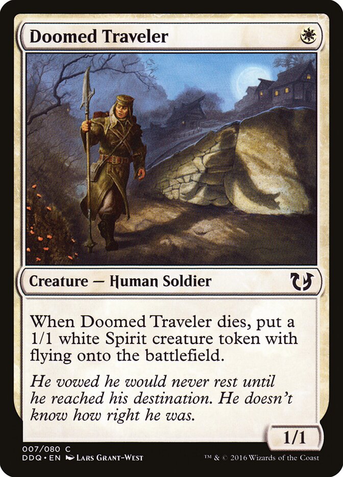 Doomed Traveler card front