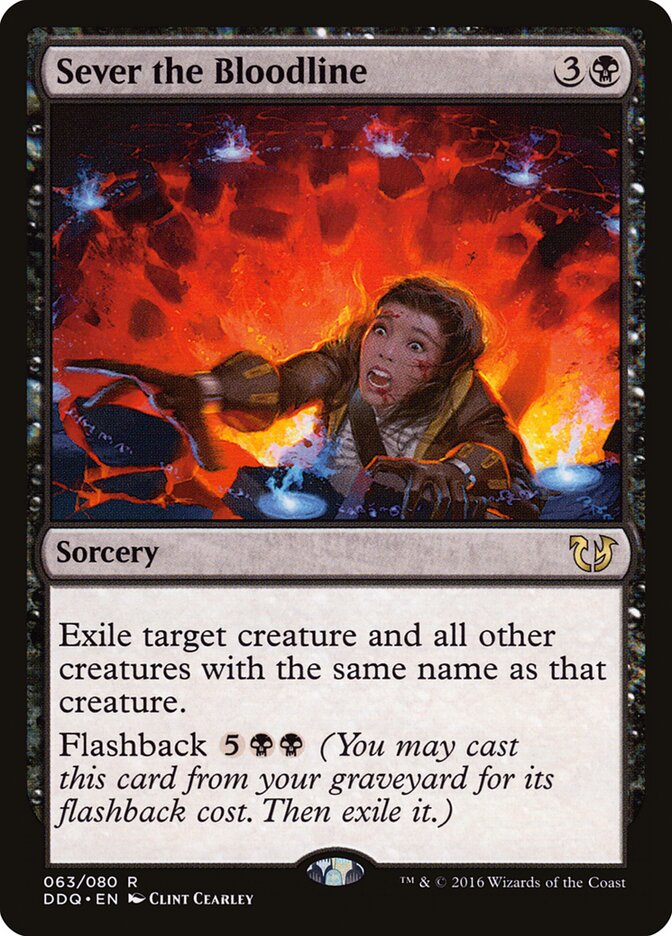 Sever the Bloodline card front