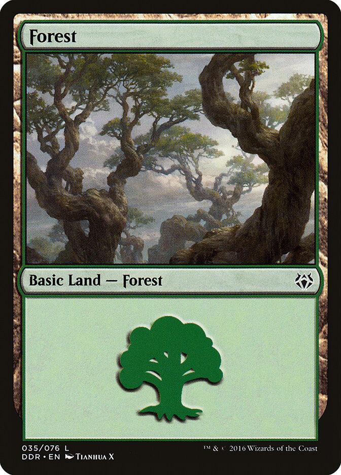 Forest card front