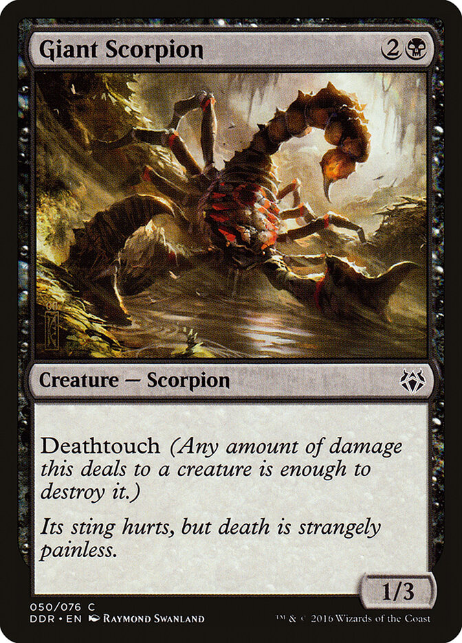 Giant Scorpion card front