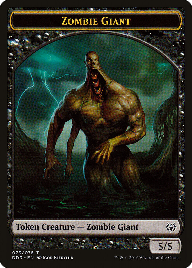 Zombie Giant card front