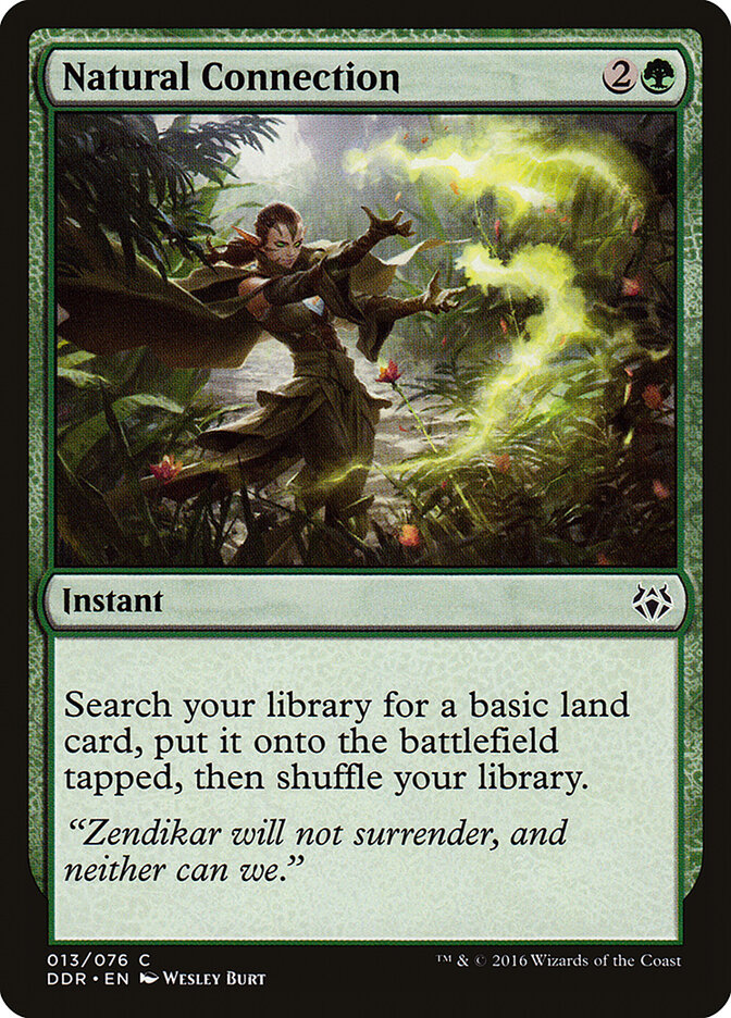 Natural Connection card front