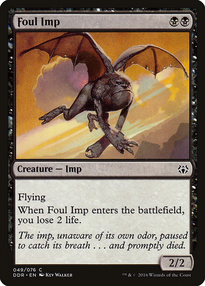 Foul Imp card front